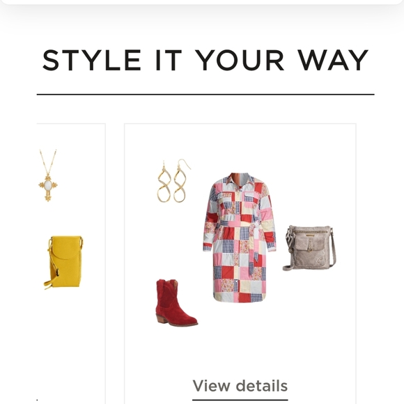 XL Lands' End Long-Sleeve Shirt Dress - Picture 8 of 10